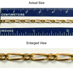 Brass Chain 2.0MM Open LINK CURB