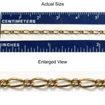Brass Chain 1.6MM Open LINK CURB