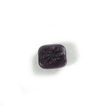Plastic Engraved Bead - Rectangle 12x11MM INDOCHINE LILAC
