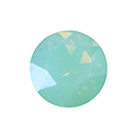 Aurora Crystal Point Back Foiled Chaton - 06MM/SS29 CHRYSOLITE OPAL #9201