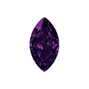 Aurora Crystal Point Back Fancy Stone Foiled - Classical Navette 32x17MM AMETHYST #6021