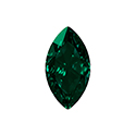 Aurora Crystal Point Back Fancy Stone Foiled - Classical Navette 32x17MM EMERALD #9021

