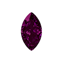 Aurora Crystal Point Back Fancy Stone Foiled - Classical Navette 32x17MM FUCHSIA #5011