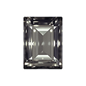Aurora Crystal Point Back Fancy Stone Foiled - Baguette Step Cut 18x13MM BLACK DIAMOND #1021