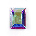 Aurora Crystal Point Back Fancy Stone Foiled - Baguette Step Cut 18x13MM CRYSTAL AB #0001AB