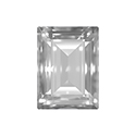 Aurora Crystal Point Back Fancy Stone Foiled - Baguette Step Cut 10x8MM CRYSTAL #0001