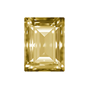 Aurora Crystal Point Back Fancy Stone Foiled - Baguette Step Cut 18x13MM GOLDEN SHADOW  #0001GSH