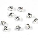 Crystal Stone in Metal Sew-On Setting - Pear 06x4MM MAXIMA CRYSTAL-SILVER