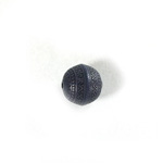 Plastic Engraved Bead - Round 11MM INDOCHINE NAVY