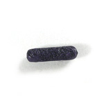 Plastic Engraved Bead - Tube 21x6MM INDOCHINE NAVY