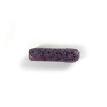 Plastic Engraved Bead - Tube 21x6MM INDOCHINE LILAC