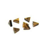 Gemstone Flat Back Flat Top Straight Side Stone - Triangle 06x6MM TIGEREYE