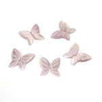 Fiber-Optic Flat Back Stone - Butterfly Wings 09x5.5MM CATS EYE LIGHT PURPLE