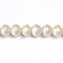 Czech Glass Pearl Bead - Snail Shell 08MM FRESHWATER