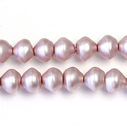 Czech Glass Pearl Bead - Snail Shell 08MM MATTE LAVENDER