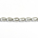 Czech Glass Pearl Bead - Baroque 09x5MM LT BLUE 70462