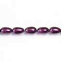 Czech Glass Pearl Bead - Baroque 12x7MM AMETHYST 70979