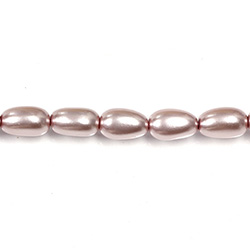 Czech Glass Pearl Bead - Baroque 12x7MM LAVENDER 70427