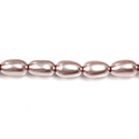Czech Glass Pearl Bead - Baroque 12x7MM LAVENDER 70427