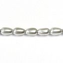 Czech Glass Pearl Bead - Baroque 12x7MM LT BLUE 70462