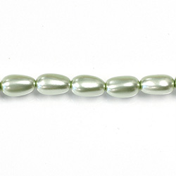 Czech Glass Pearl Bead - Baroque 12x7MM MINT 70432