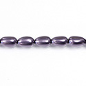 Czech Glass Pearl Bead - Baroque 12x7MM WISTERIA 24921