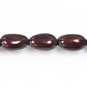 Czech Glass Pearl Bead - Baroque 18x10MM CHOCOLATE 14325