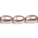 Czech Glass Pearl Bead - Baroque 18x10MM LAVENDER 70427