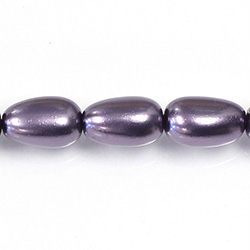 Czech Glass Pearl Bead - Baroque 18x10MM WISTERIA 24921