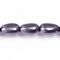 Czech Glass Pearl Bead - Baroque 18x10MM WISTERIA 24921