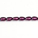 Czech Glass Pearl Bead - Baroque 09x5MM MATTE AMETHYST
