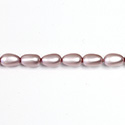 Czech Glass Pearl Bead - Baroque 09x5MM MATTE LAVENDER