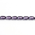 Czech Glass Pearl Bead - Baroque 09x5MM MATTE WISTERIA