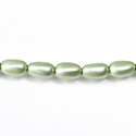 Czech Glass Pearl Bead - Baroque 12x7MM MATTE MINT