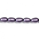 Czech Glass Pearl Bead - Baroque 12x7MM MATTE WISTERIA