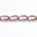 Czech Glass Pearl Bead - Baroque 15x9MM MATTE LAVENDER