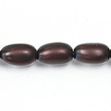 Czech Glass Pearl Bead - Baroque 18x10MM MATTE CHOCOLATE