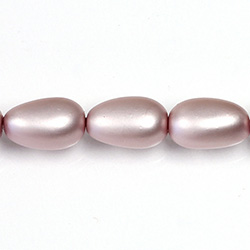 Czech Glass Pearl Bead - Baroque 18x10MM MATTE LAVENDER