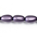 Czech Glass Pearl Bead - Baroque 18x10MM MATTE WISTERIA