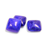 Gemstone Cabochon - Square 12x12MM HOWLITE DYED LAPIS