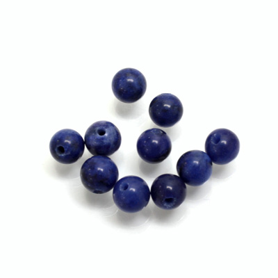 Gemstone 1-Hole Ball 06MM SODALITE