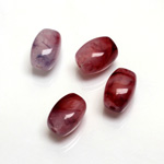 Plastic  Bead - Mixed Color Smooth Keg 12x9MM AMETHYST AGATE