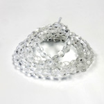 Glass Fire Polish Bead - Round 04MM CRYSTAL