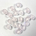 Preciosa Czech Pressed Glass 2-Hole Bead -Twin Oval 02.5x5MM MATTE ROSALINE