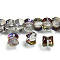 Preciosa Czech Pressed Glass Bead - Pellet 04x6MM HELO BLUE CRYSTAL (29942)