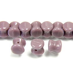Preciosa Czech Pressed Glass Bead - Pellet 04x6MM PURPLE OPAQUE