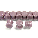 Preciosa Czech Pressed Glass Bead - Pellet 04x6MM PURPLE OPAQUE