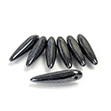 Preciosa Czech Pressed Glass Bead - Thorn 05x16MM HEMATITE