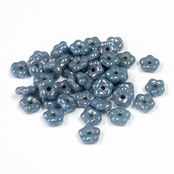 Preciosa Czech Pressed Glass Bead - Forget-Me-Not 05MM TURQUOISE-LUSTER