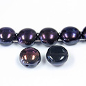 Preciosa Czech Pressed Glass Bead - Candy 08MM IRIS PURPLE
